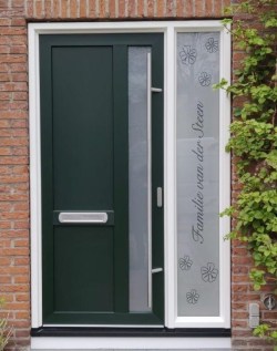 Raamfolie verticaal bloemetjes